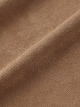 Halter-Tie Suede Apron_Black