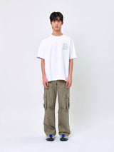 2025 テンプスシグネチャーロゴTシャツ (リラックスフィット)_ホワイト