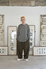 ヴィンテージ P. ダイイングカットアウトボックスTシャツ (Khaki)