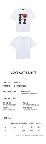 アイラブキャットTシャツ