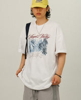 MO コットン ヴァレー オーバーフィット1/2 T