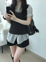 Cotton Rollup Shorts (2 colors)