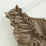 Riel Shirring Zip Top