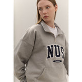 Huke x Nus. ハーフジップアップ（GREY）
