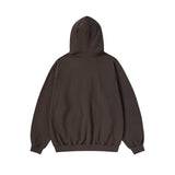 25FW ブルーオバールロゴフーディー ダークブラウン