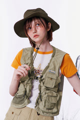 フィッシングサファリハット [KHAKI]