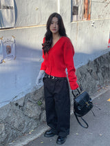 MULTI DETAIL WIDE TROUSER PANTS (3COLOR)