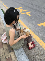 フローラルロングスリーブトップ