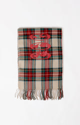 Eye muffler Check white