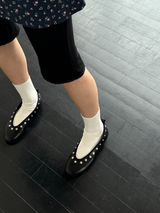stud soft flat shoes