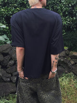Overcropped Basic Short Sleeve T-Shirt 3C