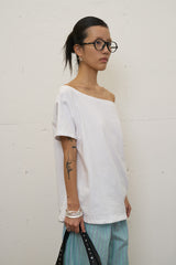 520 Off-Shoulder T-shirt (White)