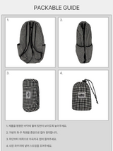 Compact PocketBag V1 Gingham Check Black