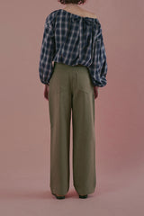 Cotton chino pants_khaki
