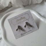 [Aespa Giselle, NMIXX Haewon Piercing] Vintage Knot Piercing - Silver