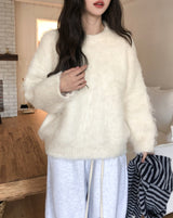Ribble Mohair Wool Round Knit