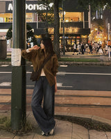 Kenr wide denim pants