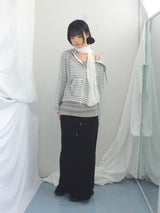 Slim Base String Long Skirt