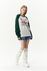 Very Close Raglan Over Fit Long Sleeve