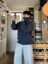Eden high neck knit cardigan