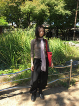 Danf Button Wide Balloon Pants