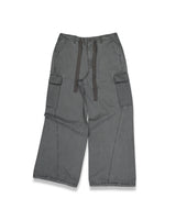 Distressed Cargo Pants - Light Gray