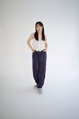 Silky jogger pants, Midnight blue