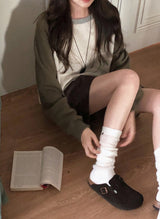 Casual Mood Raglan Sweat Shirt (3color)