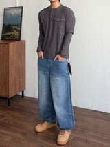 Bijo Soft Balloon Denim Pants (No.1005)