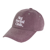 NET SOCIAL CLUB PIGMENT STITCH CAP (PLUM PURPLE)