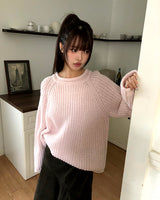 Daran Alpaca Round-Neck wool Long-Sleeve Knit
