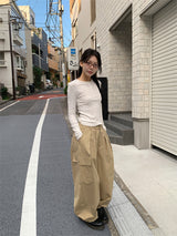 バルーンタックカーゴパンツ (4C)