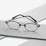 Knouun Round titanium glasses CODE. 101. A Black