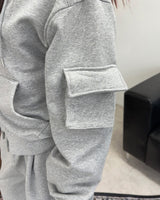 Perus Pocket Crop Hood Zip-Up