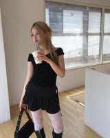 Ribbon lace stockings