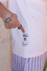 シンプル＆ファンプリントサマーピュアコットンルーズショートスリーブTシャツ