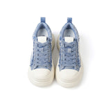 KILLWINNER away from the fire series canvas shoes blue height thick-soled casual shoes couple model
