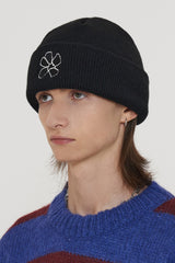 フラワービーニー /FLOWER BEANIE / BLACK