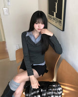 Reet Drape Layered Shirt