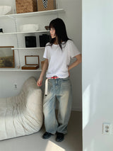 シルクUネックTシャツ (3C)