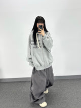 アーバンレタリングフーディージップアップ