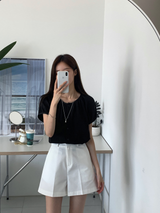 Weekly Wrinkle Shirring Blouse / 2 colors
