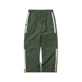 CUT SIDE LINE WIDE TRACK PANTS 
