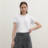 (T-6823)ESSENTIAL STANDARD ROUND NECK TEE