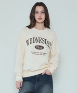 Signature Semi-Crop Sweatshirt_Cream