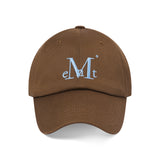 MUCENT SIGNATURE BALL CAP (Brown (Blue logo))