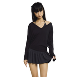 SUGARPLUM V-NECK KNIT [3 COLORS]