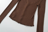 Elina Lace Trim Button Cardigan