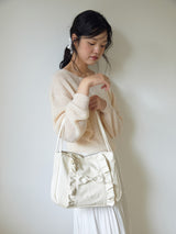 Classic ruffle bag_cream