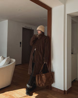 ★Regen Balmacaan Mustang Wool Coat